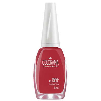 Esmalte Colorama Cremoso 8mL Rosa Floral