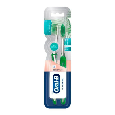 Escova Dental Oral B Ultrafino 2 Unidades