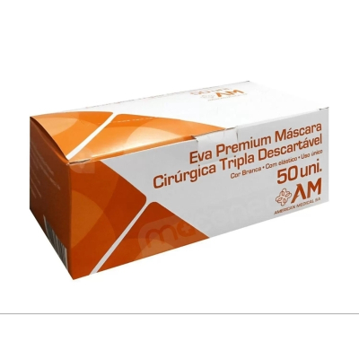 Máscara Descartável 50 Unidades Tripla TNT