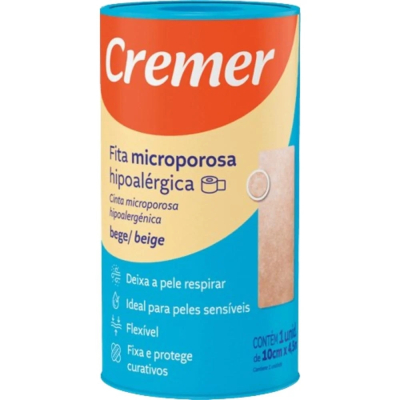 Microporo Cremer Bege 10cm x 4,5m