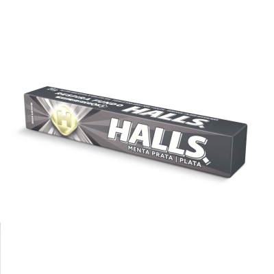 Halls Menta Prata 10 Unidades
