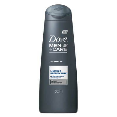 Shampoo Dove Men 200mL Limpeza Refresc