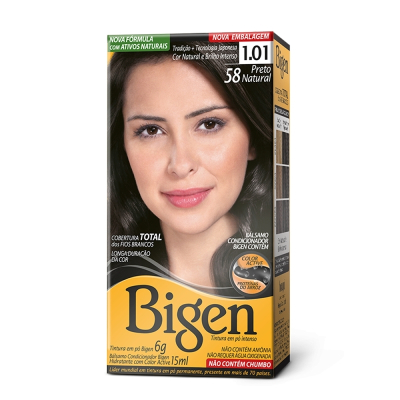 Tintura Bigen 58 Preto Natural