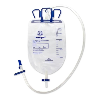 Coletor Urina 24H 2L Sistema fechado