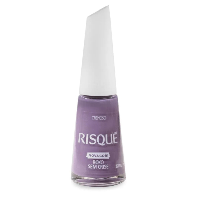 Esmalte Risque Cremoso 8mL Roxo Sem Crise
