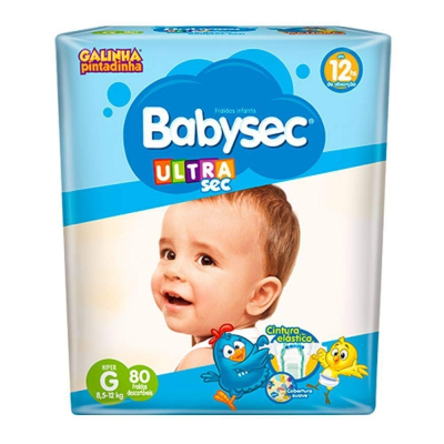 Fralda Babysec Ultra G 60 Unidades Hiper