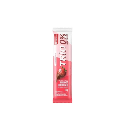 Trio Zero 1 Unidade Morango Chocolate 18g