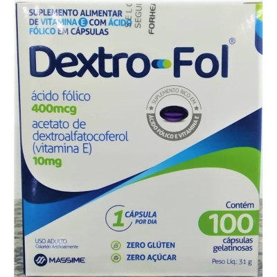 Dextro-Fol 100 Cápsulas