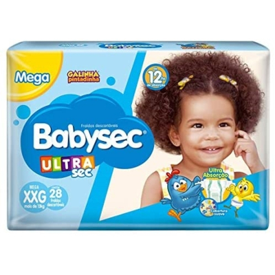 Fralda Babysec Ultra XXG 28 Unidades Mega