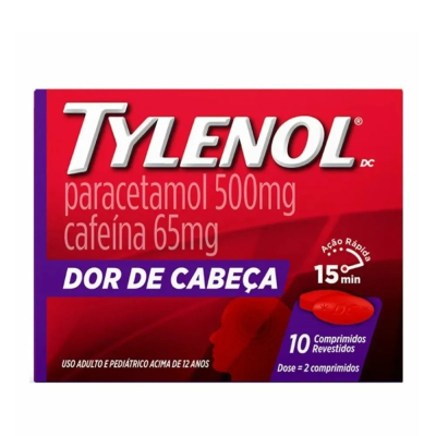 Tylenol DC 500+65mg 10 Comprimidos
