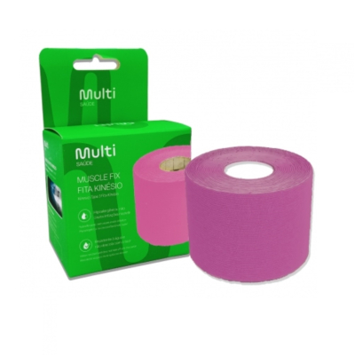 Kinesio Fita Rolo 5Cmx5M Rosa