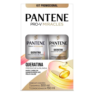 Sh+cond pantene, 300+150ml queratina