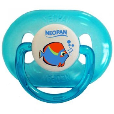 Chupeta Neopan Decor 2 1 Unidade Conv Silicone Azul 4121