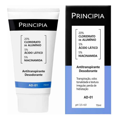 Desodorante Principia Ad-01 Ácido Latico+Niacinamida 70mL