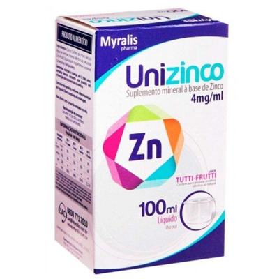 Unizinco Solução 100mL