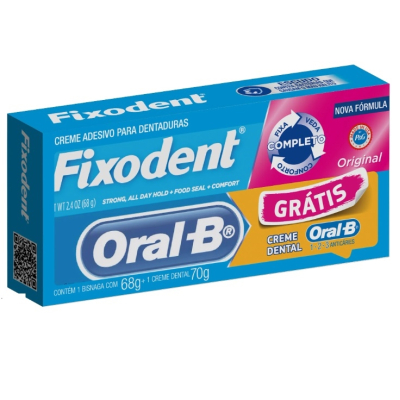Fixodent Original 68g+Creme Dental