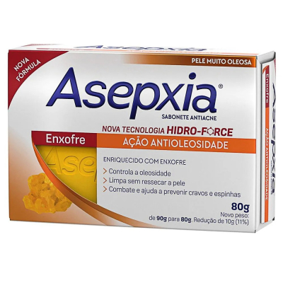 Asepxia Sabonete Enxofre 90g