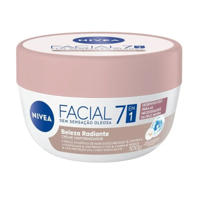 Creme Nivea Facial 100g Pele Negra