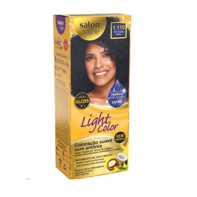 Tintura Light Color 1.110 Preto Azulado