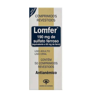 Lomfer 60mg 50 Drágeas