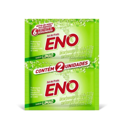 Sal de Fruta Eno 2 Envelopes Limão