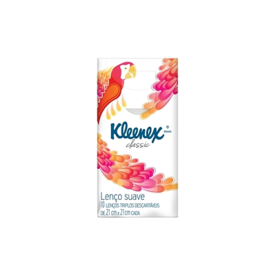 Lenços Kleenex 10 Unidades