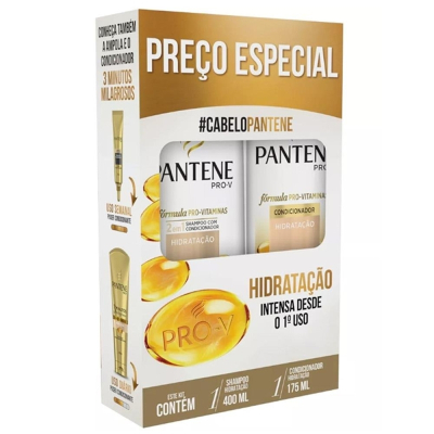 Shampoo+Condicionador Pantene 350+175mL Hidratação