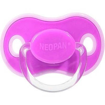 Chupeta Bicolor 1 1 Unidade Ortodôntico Silicone Rosa 4432