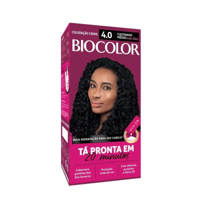 Tintura Biocolor Mini Kit 4.0 Castanho Médio