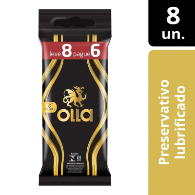 Preservativo Olla Lubrificado 6 Unidades