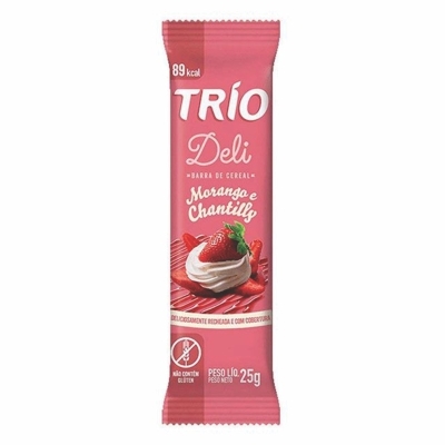 Trio, 1un morango/chantily 20g