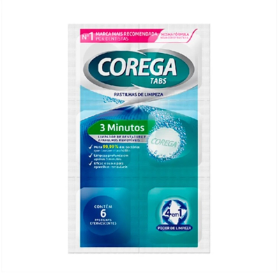 Corega Tabs 6 Pastilhas Limpeza