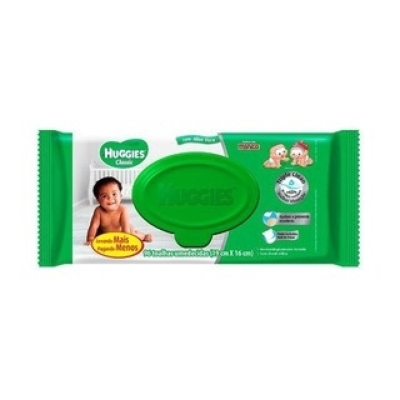 Toalhas Umedecidas Huggies 96 Unidades Max Clean