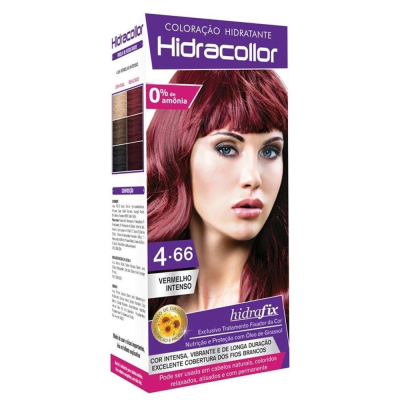 Tintura Hidracollor 4.66 Vermelho Intenso