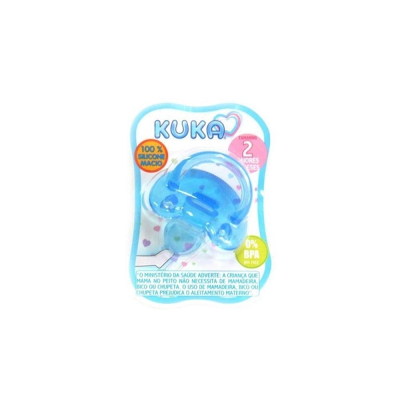 Chupeta Kuka Soft 2 1 Unidade Ortodôntico Azul 2706