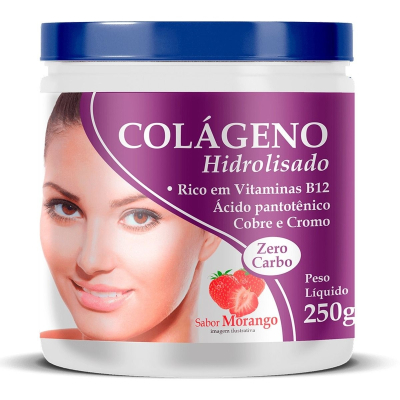 Colágeno Hidrolisado HL Morango 250g
