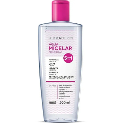 Água Micelar Hidraderm 200mL Demaquilante