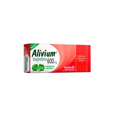 Alivium 600mg 10 Cápsulas Gel