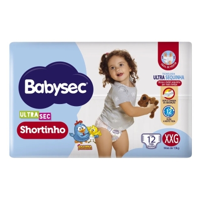 Frd babysec shortinho, xxg 12un