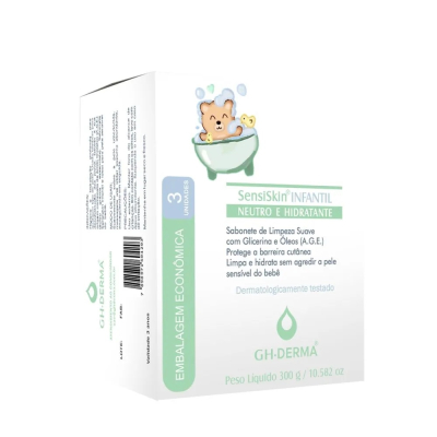 Sabonete GH Sensiskin 3 Unidades Infantil 100g