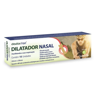 Dilatador Nasal Doutorsan 10 Unidades 65mm x 20mm
