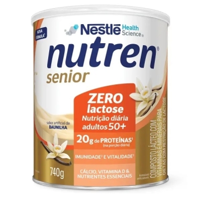 Nutren senior zero, 740g baunilha