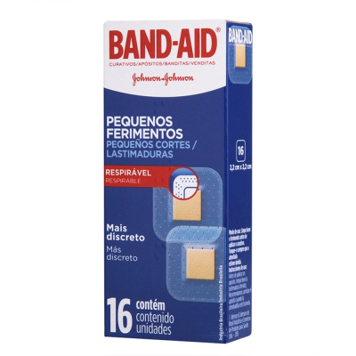 Band Aid 16 Unidades Peq Ferimentos