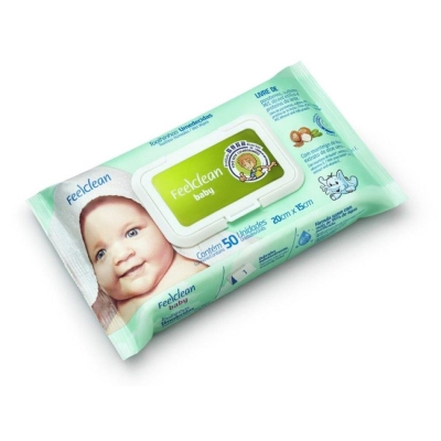 Toalhas Umedecidas Feelclean 50 Unidades Aloe Vera