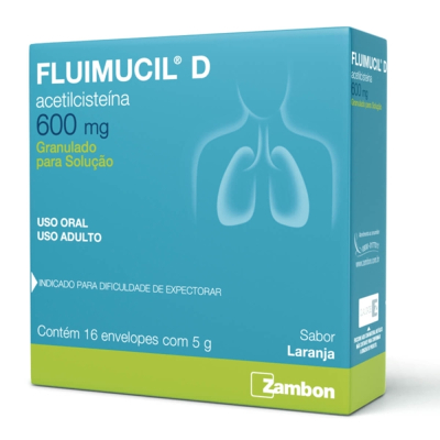 Fluimucil 600mg 16 Envelopes