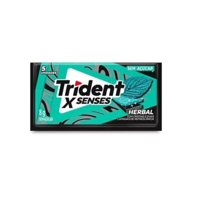 Trident 5 Unidades Herbal Fresh