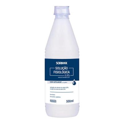 Soro Fisiológico 500mL Farmax
