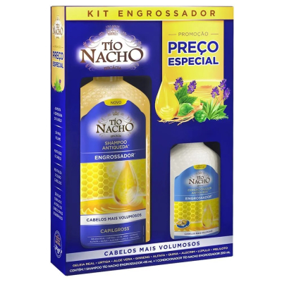 Shampoo+Condicionador Tio Nacho Engrossador 415+200mL