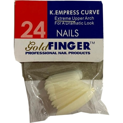 Unhas Postiças Goldfinger 24 Unidades