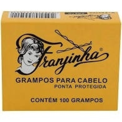 Grampo Franjinha 7 Grande Preto 100 Unidades
